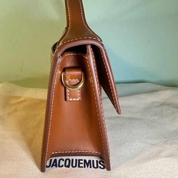 Jacquemus Le Bambino Bag – Tan Brown with Contrast Stitching (Brand New) - Picture 6 of 12